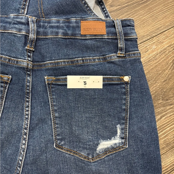 Judy Blue Denim Overall Shorts Size Small New With Tags - Picture 5 of 7